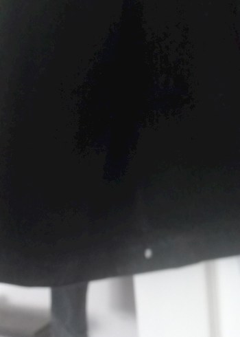 Kürklü Siyah Kadın Kot Ceket - Görsel 4