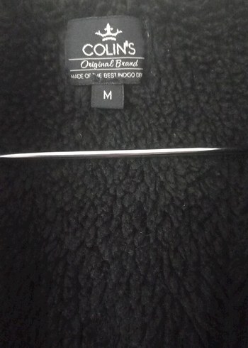 Kürklü Siyah Kadın Kot Ceket - Görsel 3