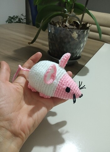 Oyuncak fare amigurumi 