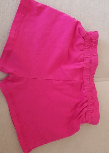 Kız Çocuk Pembe Fiyonklu Şort - Görsel 5