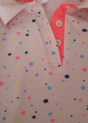 Desenli Kız Çocuk Kolsuz Polo elbise - Görsel 2