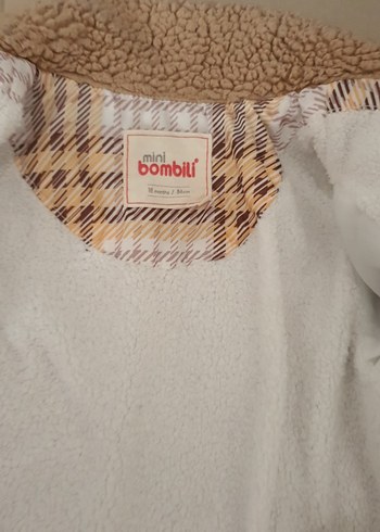 Kahverengi Ekose Kürklü Erkek Çocuk Mont - Görsel 5