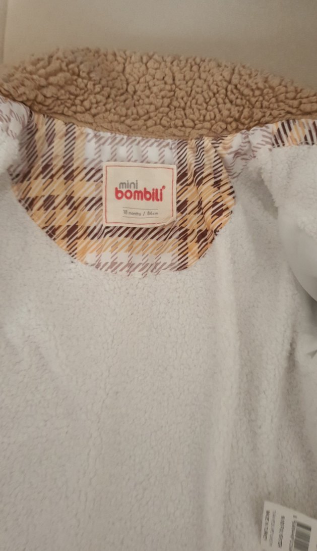 Kahverengi Ekose Kürklü Erkek Çocuk Mont - Görsel 5