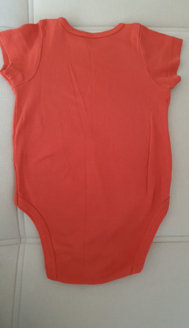 Kırmızı Kız Bebek Kolsuz Body - Görsel 2