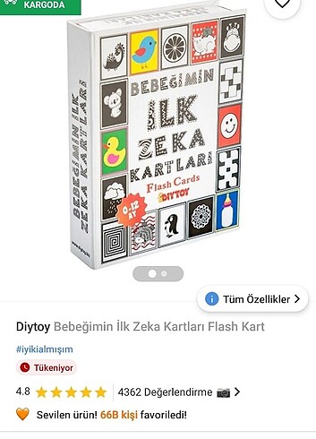 Bebeğimin ilk zeka kartları 