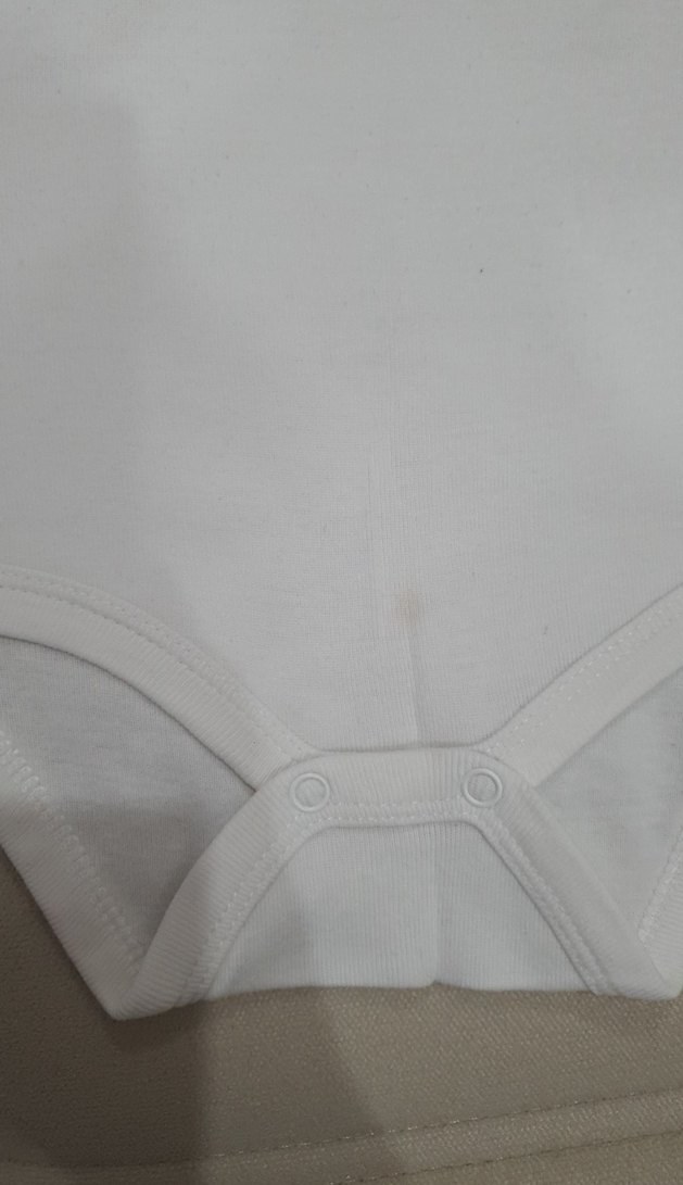 Kolsuz Beyaz Bebek erkek Body - Görsel 2