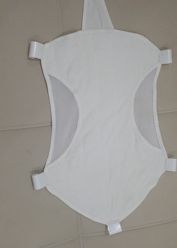 Beyaz ve Gri Bebek Slingi bebek banyo filesi - Görsel 6