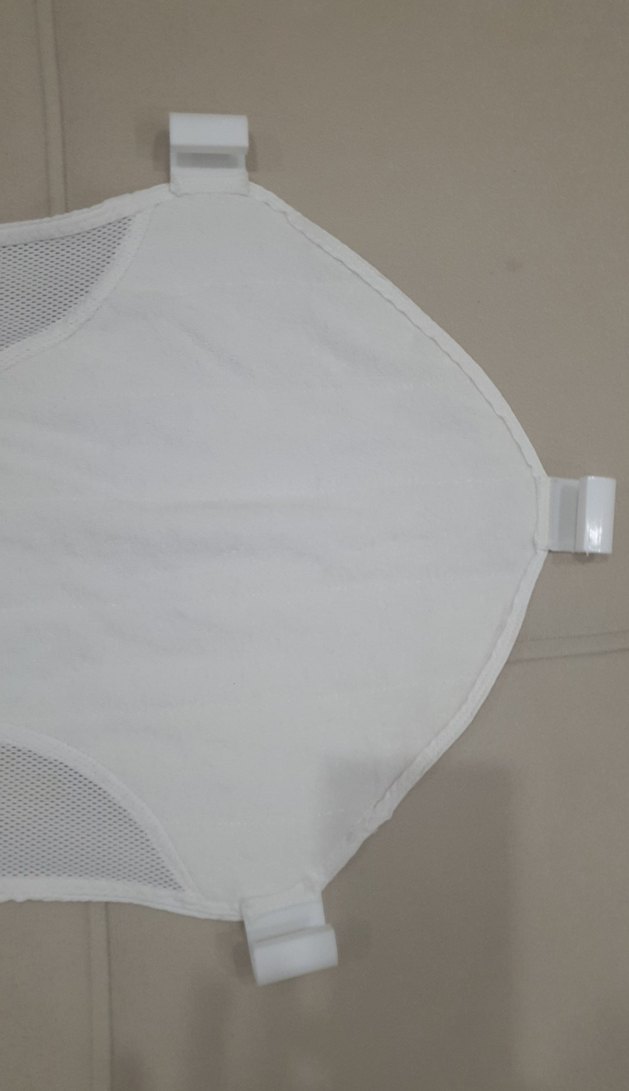 Beyaz ve Gri Bebek Slingi bebek banyo filesi - Görsel 4