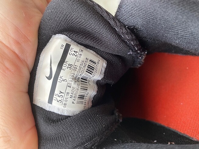 38 Beden gri Renk Nike spor ayakkabı