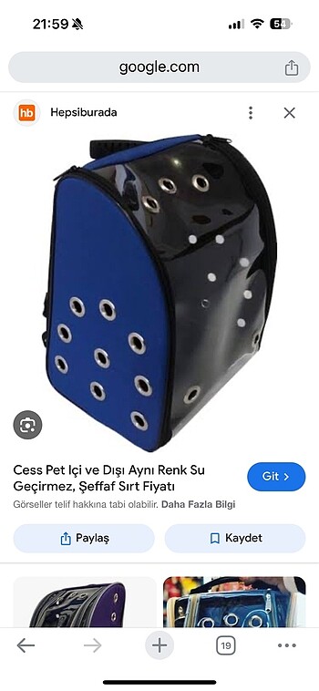 Kesi taşıma çantası