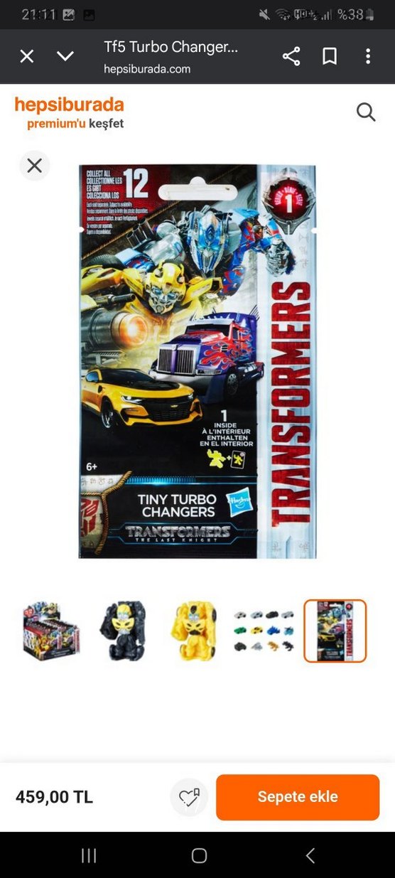 transformers donuşen mini figur - Görsel 4