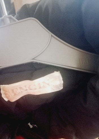 Düğmeli Siyah Kadın Uzun Kışlık Mont - Görsel 5