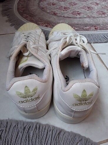 36 Beden beyaz Renk ADIDAS SPOR AYAKKABI 