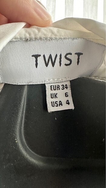 34 Beden beyaz Renk TWİST GÖMLEK