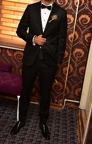 KİP Marka Siyah Smokin L beden