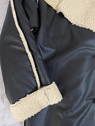 Zara Peluş deri mont