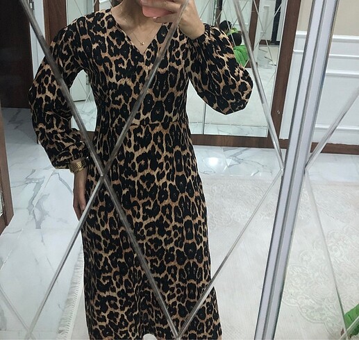 Leopar elbise