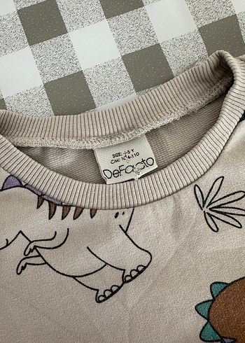 Çocuk Sweatshirt Dinozor Desenli - Görsel 5