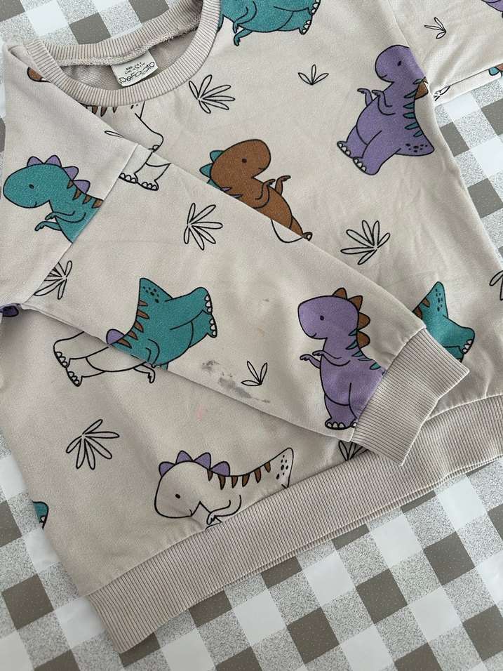 Çocuk Sweatshirt Dinozor Desenli - Görsel 4