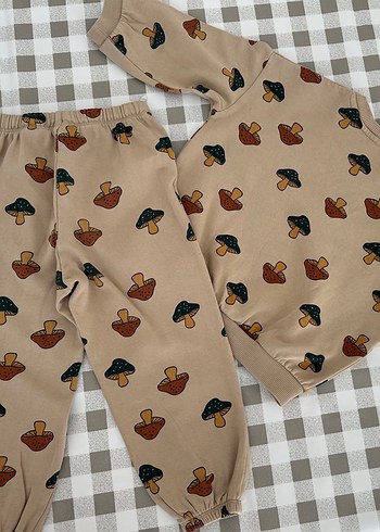 Çocuk Mantar Desenli Sweatshirt - Görsel 4