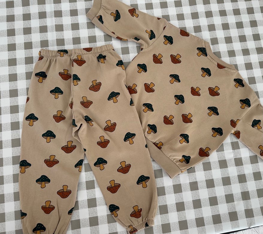 Çocuk Mantar Desenli Sweatshirt - Görsel 4