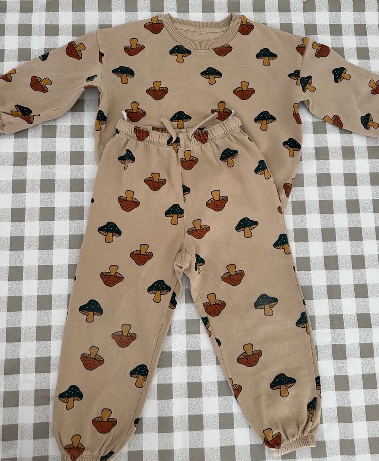 Çocuk Mantar Desenli Sweatshirt - Görsel 2