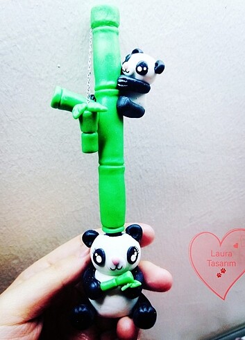 Bambulu panda kalem Tasarımı 