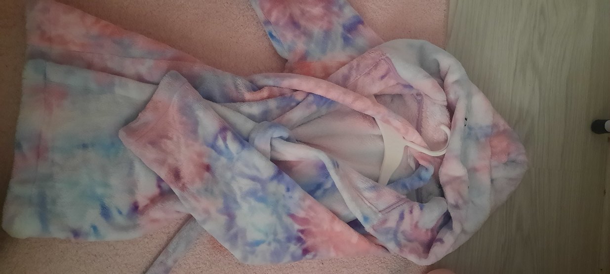 Çocuklar için Pembe Pastel Batik Desenli sbahlik - Görsel 2