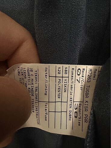 38 Beden mavi Renk Tuğba tunik