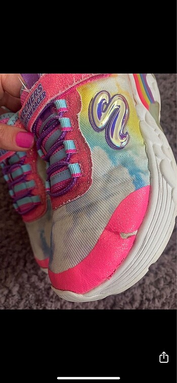 32 Beden çeşitli Renk Skechers 32 no