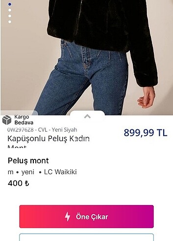 LC Waikiki Peluş kürk