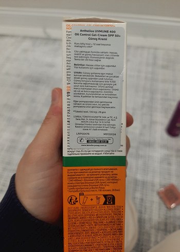 La Roche-Posay Anthelios UVMune 400 SPF 50+ Jel-Krem - Görsel 2