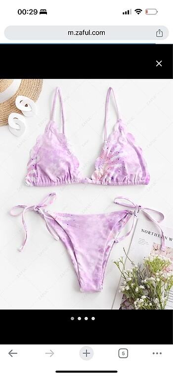 Zaful bikini takımı