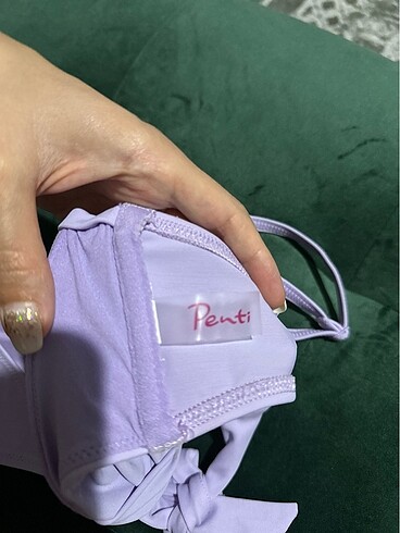 xs Beden mor Renk Penti bikini üstü