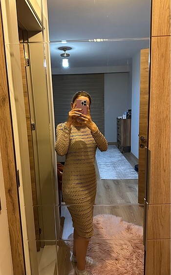 Zara file elbise