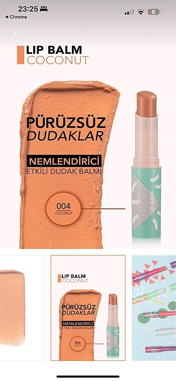 Flormar Hindistan cevizli dudak balmı