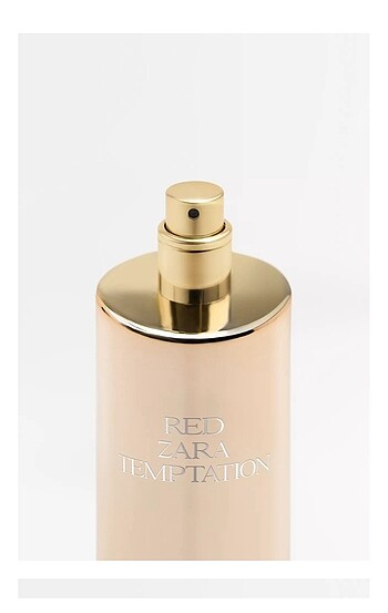 Beden Zara red temptation özel gold şişe
