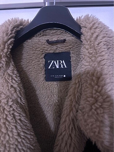 m Beden kahverengi Renk ZARA BİKER MONT