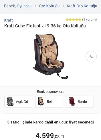 Kraft oto koltuğu 