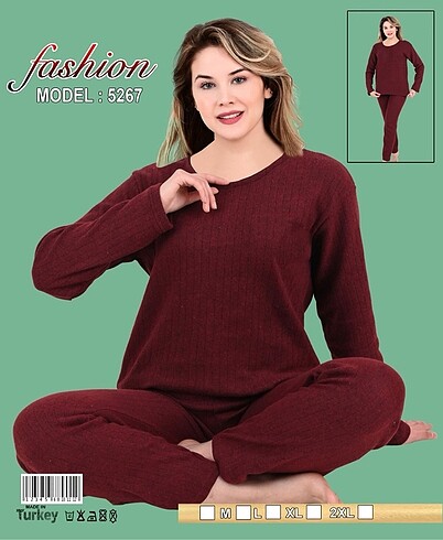 diğer Beden çeşitli Renk Kadın pijama takımı