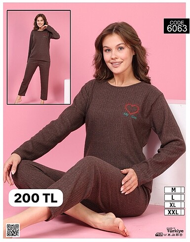 diğer Beden çeşitli Renk Kadın pijama takımı