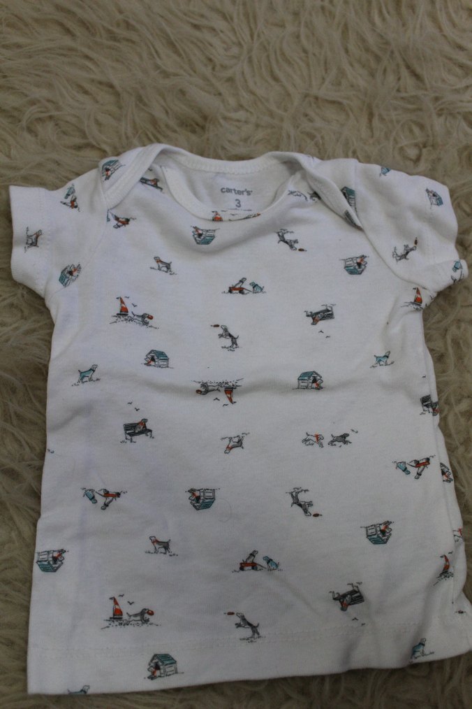 Beyaz Baskılı Erkek Bebek Kısa Kollu Body - Görsel 2