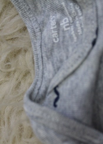 Gri Uzun Kollu Bebek Body - Görsel 2