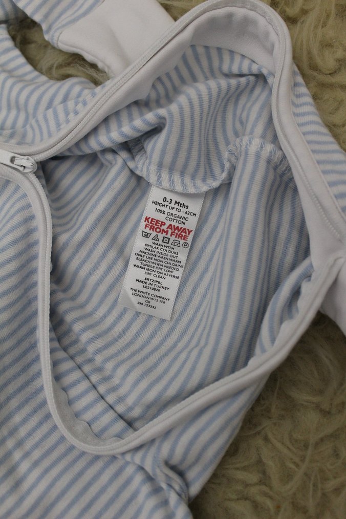 Uzun Kollu Fermuarlı Bebek Tulum - Görsel 2