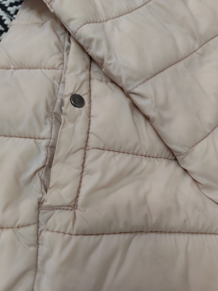 pudra Midi Street Wear Kadın Mont - Görsel 2