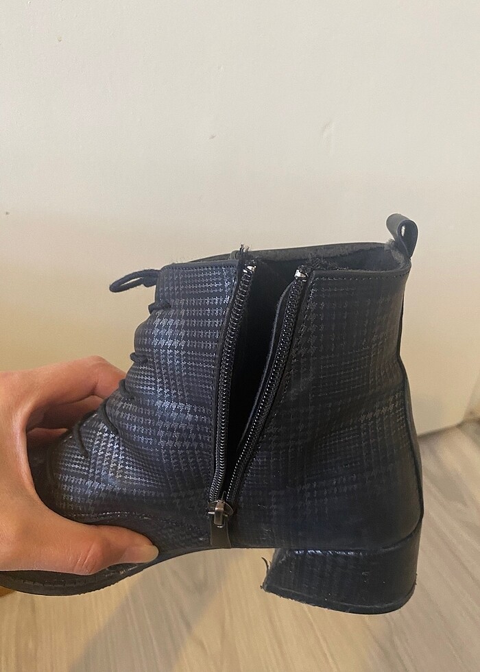 Antrasit siyah 39 numara bot - Görsel 4