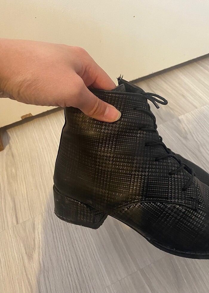 Antrasit siyah 39 numara bot - Görsel 3