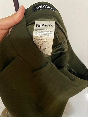 34 Beden Orijinal Network kumaş pantalon