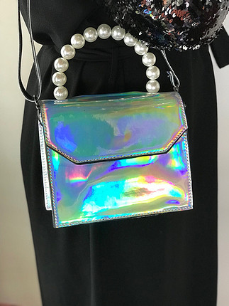 American Retro Hologram çanta