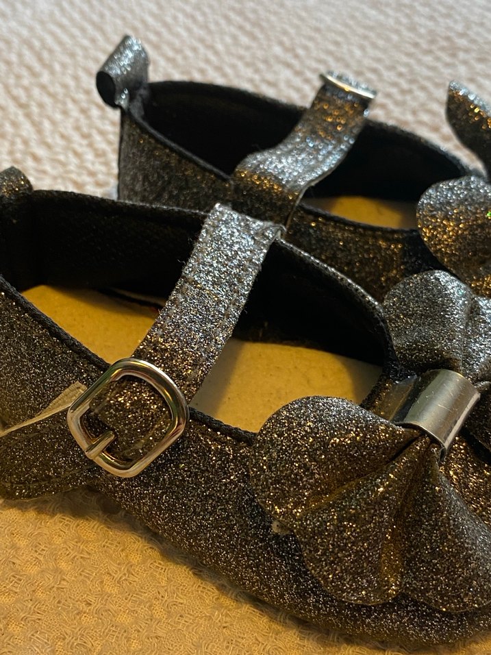 Kemerli Koyu Gri Kız Çocuk Babet Ayakkabı - Görsel 5